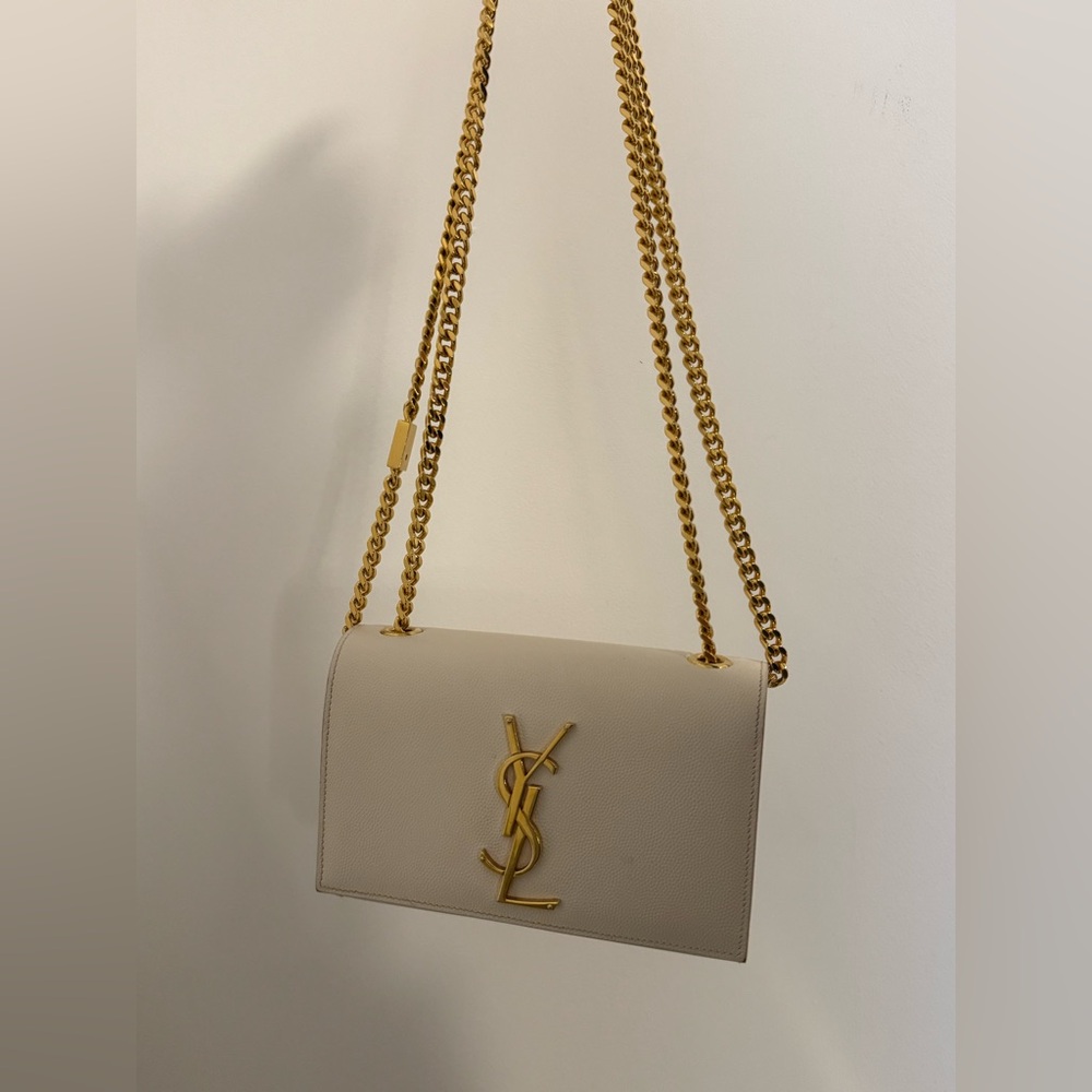 SAINT LAURENT KATE SMALL IN GRAIN DE POUDRE EMBOSSED LEATHER - Picture 5 of 11